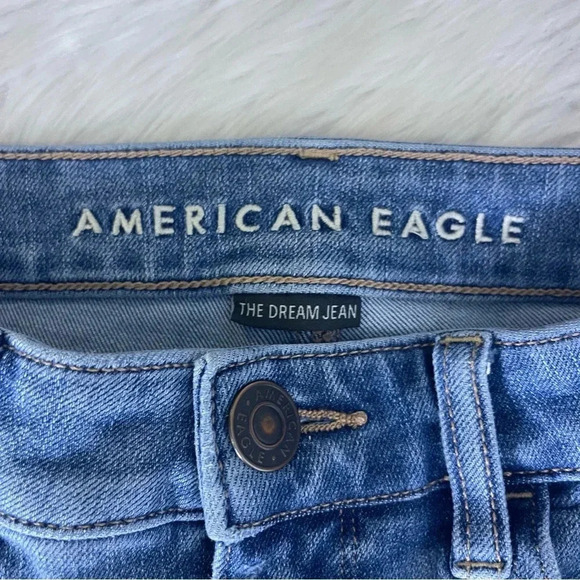 American Eagle High Rise Jegging Jeans Size 4 Short The Dream Jean - Picture 7 of 8